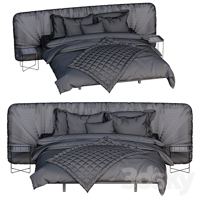 Marlon Bed by Cattelan Italia 3DSMax File - thumbnail 2