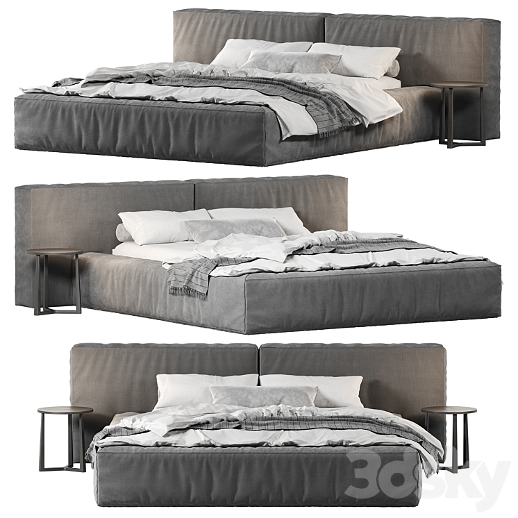 Marlow bed 3DS Max - thumbnail 1