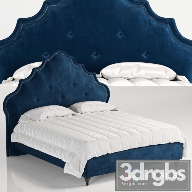 Marriott Neoclassic Bed 3dsmax Download - thumbnail 1