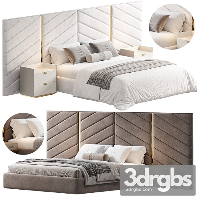 Massimo Bed By Cazarina 1 3dsmax Download - thumbnail 1