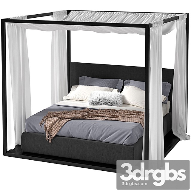 Maxalto alcova bed 2 3dsmax Download - thumbnail 1