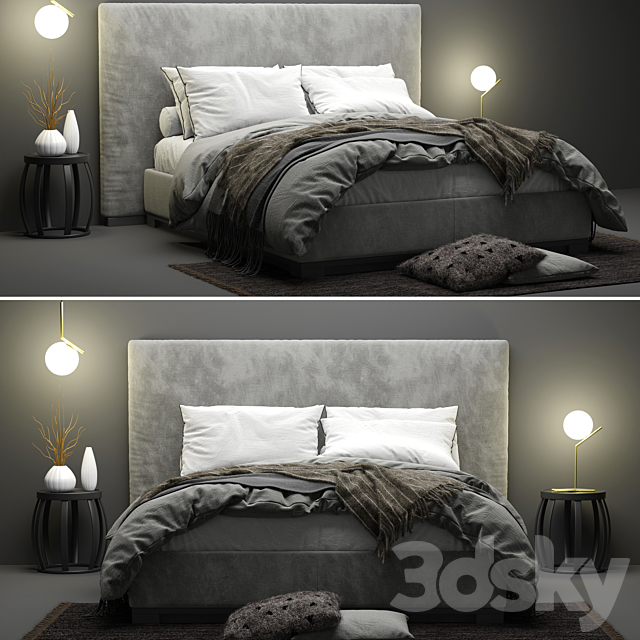 Maxalto Bauci – Ovidio Bed 3DSMax File - thumbnail 1