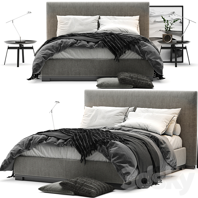 Maxalto Bauci Ovidio Bed 3DSMax File - thumbnail 1