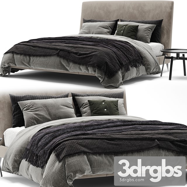 Maxalto demetra bed_3 2 3dsmax Download - thumbnail 1