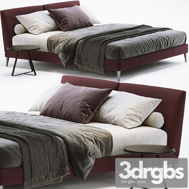 Maxalto selene bed 2 3dsmax Download - thumbnail 1