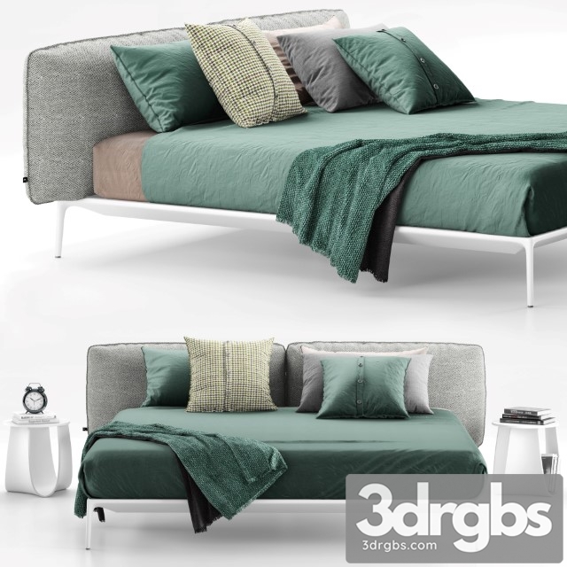 MDF Italia Yale Bed 2 3dsmax Download - thumbnail 1