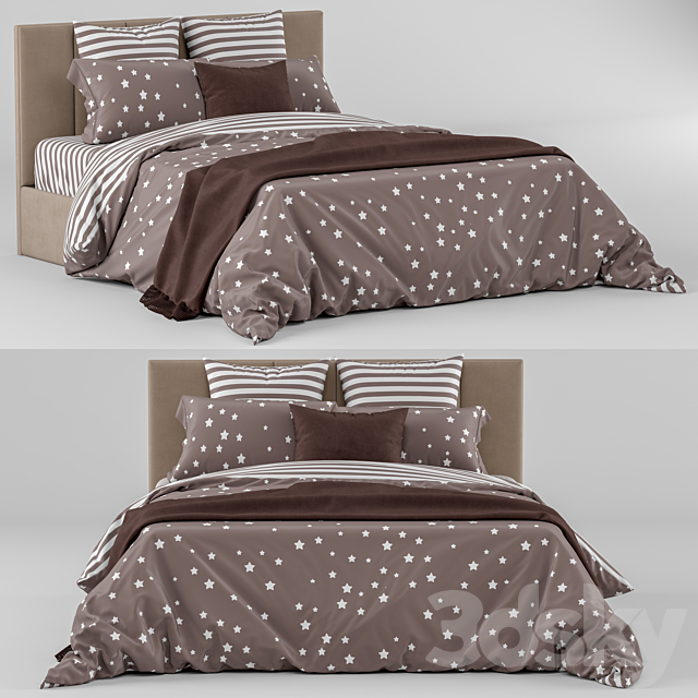 MebelVia Terzo bed 3DSMax File - thumbnail 1