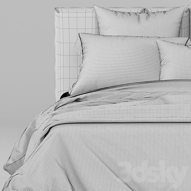 MebelVia Terzo bed 3DSMax File - thumbnail 3