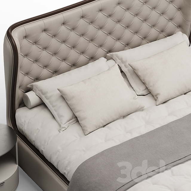 Medea Lifestyle 1905 Margot Bed 3DSMax File - thumbnail 3