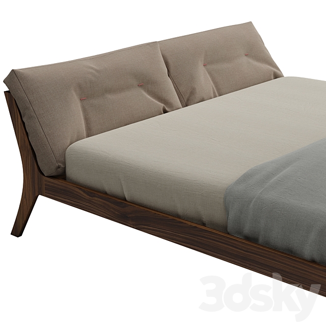 Mellow _ Zeitraum bed 3DS Max Model - thumbnail 2