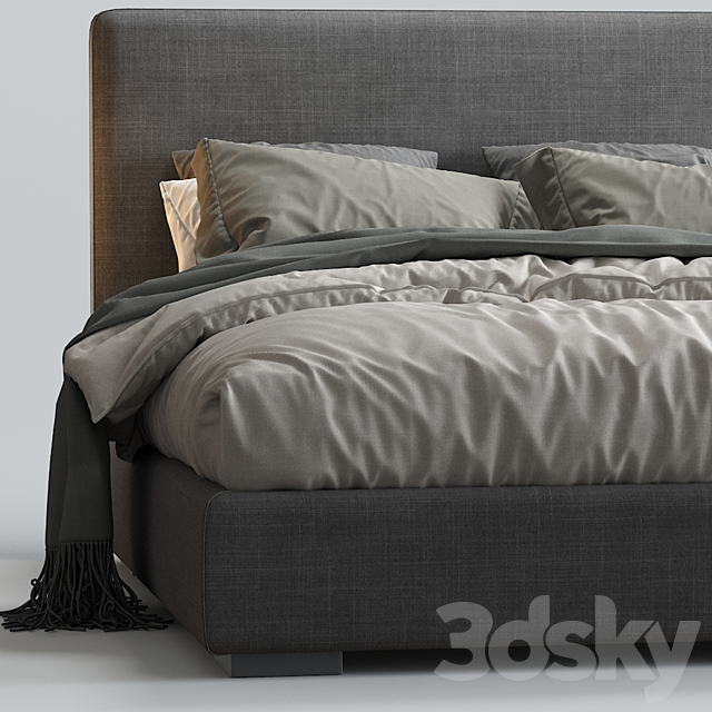 Meridiani Bed BARDO DUE 3DSMax File - thumbnail 4