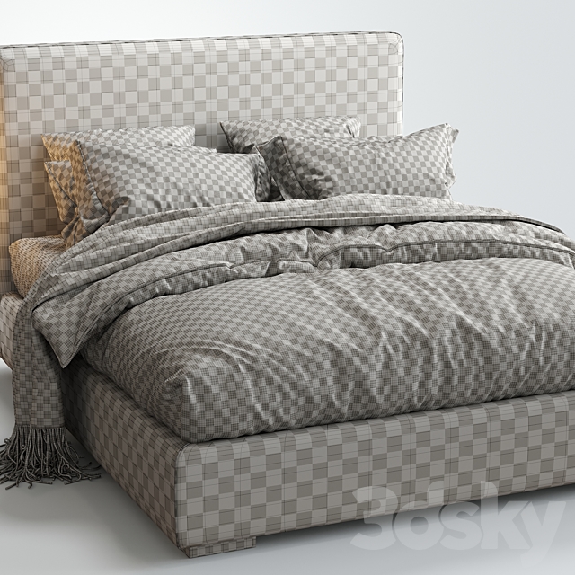 Meridiani Bed BARDO DUE 3DSMax File - thumbnail 5