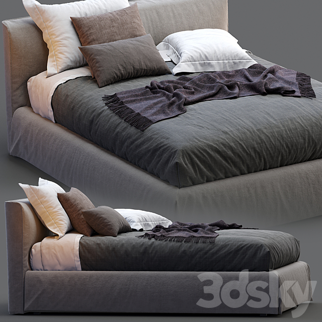 Meridiani Bed LAW 3DSMax File - thumbnail 3