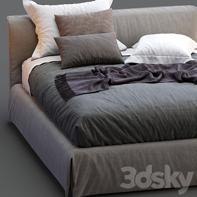 Meridiani Bed LAW 3DSMax File - thumbnail 4