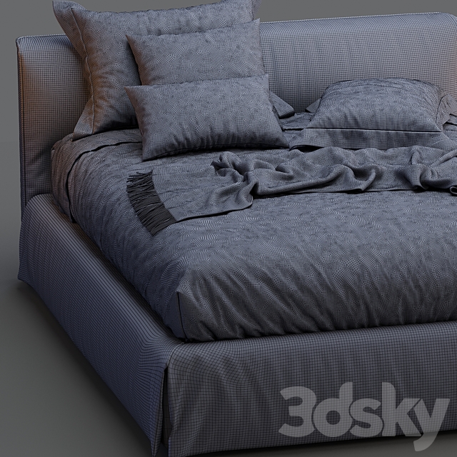 Meridiani Bed LAW 3DSMax File - thumbnail 5