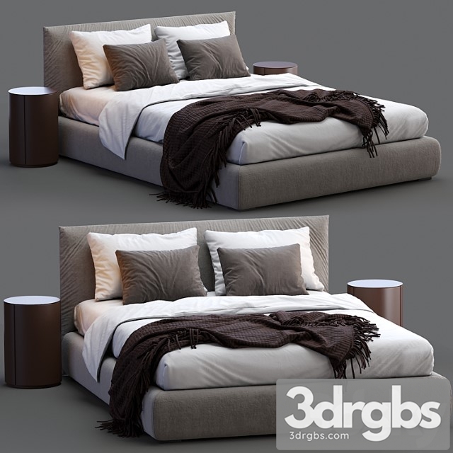 Meridiani bed scott 2 3dsmax Download - thumbnail 1