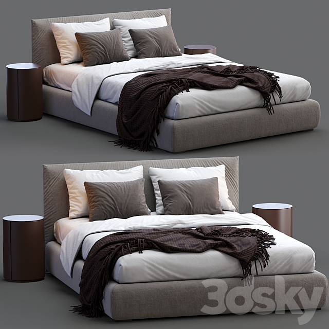 Meridiani Bed SCOTT 3DSMax File - thumbnail 1