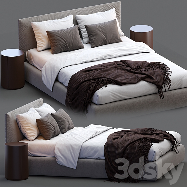 Meridiani Bed SCOTT 3DSMax File - thumbnail 2