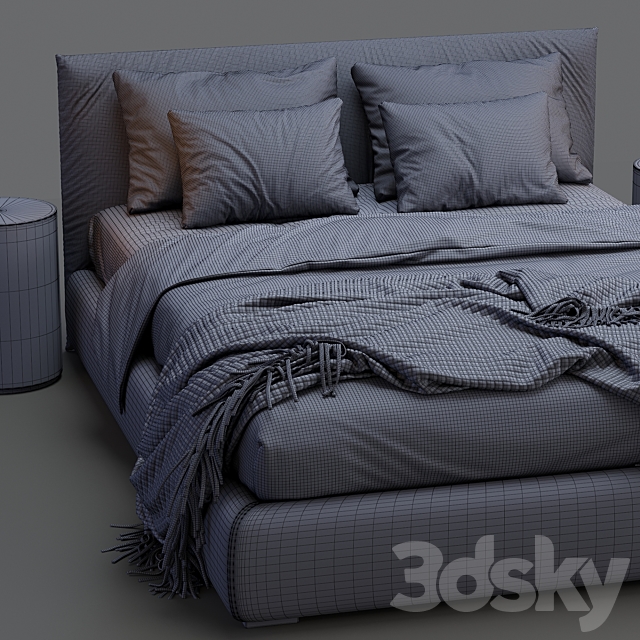 Meridiani Bed SCOTT 3DSMax File - thumbnail 5