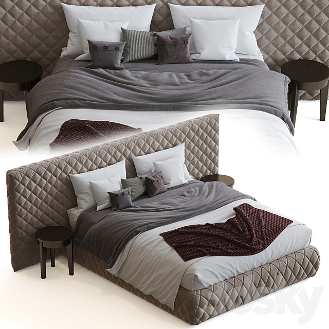 Meridiani Bed Tuyo 3DSMax File - thumbnail 2