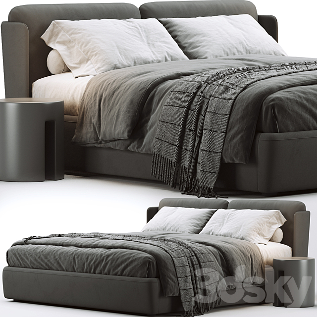 Meridiani Kira Bed 3DSMax File - thumbnail 1