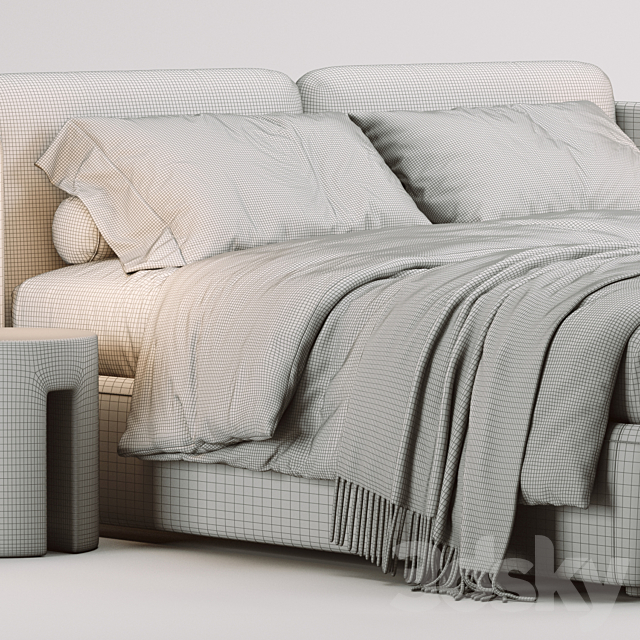 Meridiani Kira Bed 3DSMax File - thumbnail 4