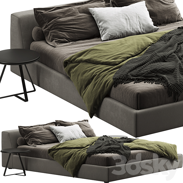 Meridiani Louis Bed 3DSMax File - thumbnail 1