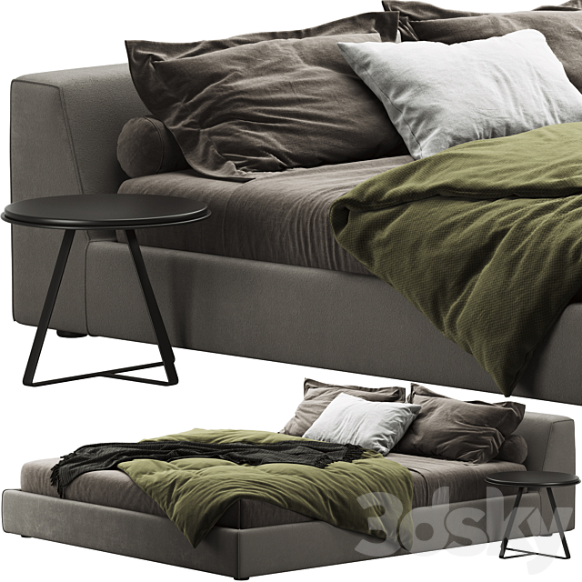 Meridiani Louis Bed 3DSMax File - thumbnail 2