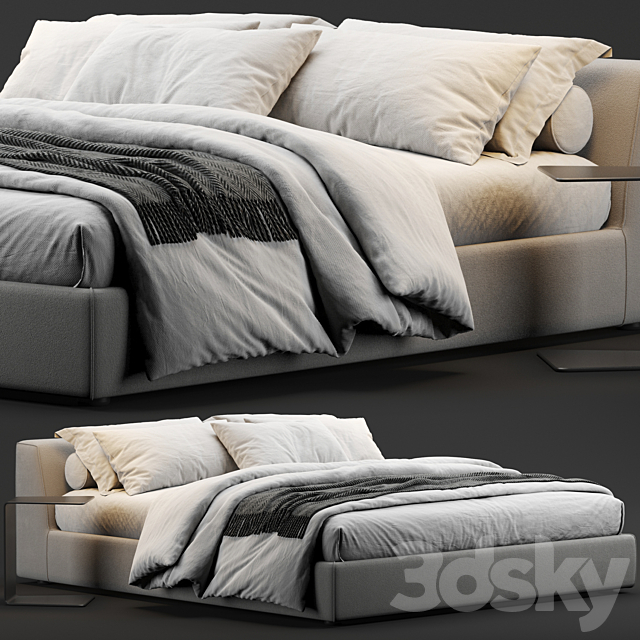 Meridiani Louis Bed 3DSMax File - thumbnail 1