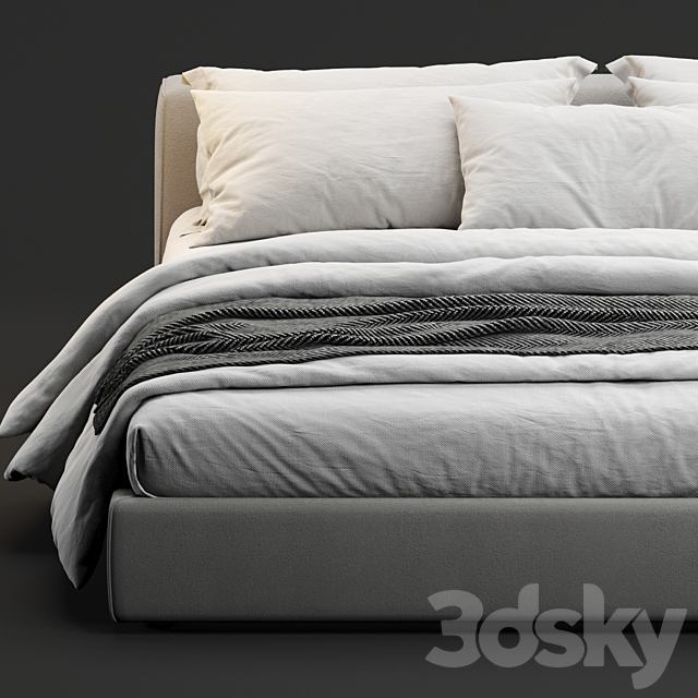 Meridiani Louis Bed 3DSMax File - thumbnail 2