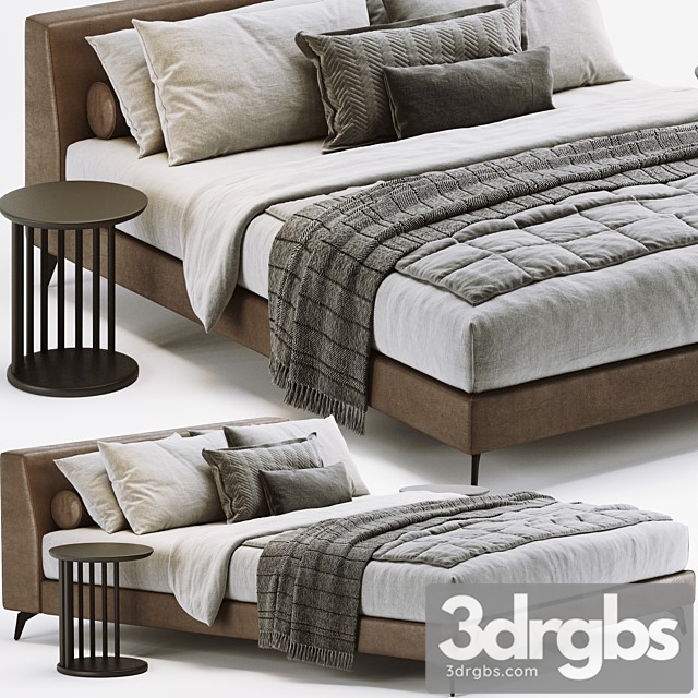 Meridiani Louis Up Bed 3dsmax Download - thumbnail 1