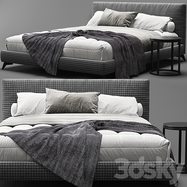 Meridiani Stone Up Bed 3DSMax File - thumbnail 1