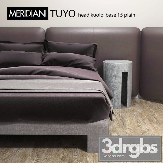 Meridiani Tuyo Head Kuoio Bed 3dsmax Download - thumbnail 1