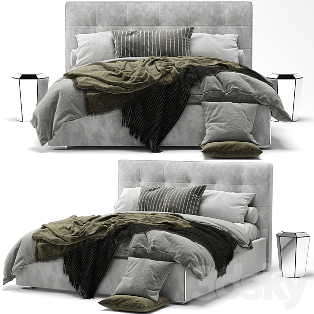 mezzo_bed 3DSMax File - thumbnail 1