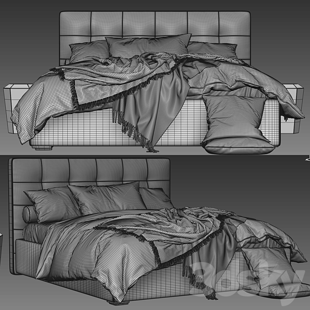 mezzo_bed 3DSMax File - thumbnail 3