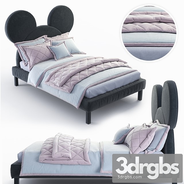 Mickey Mouse Bed by DG Home 3dsmax Download - thumbnail 1