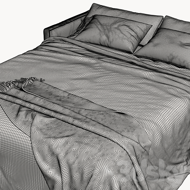 MILANO BEDDING DAVE bed 3DSMax File - thumbnail 3