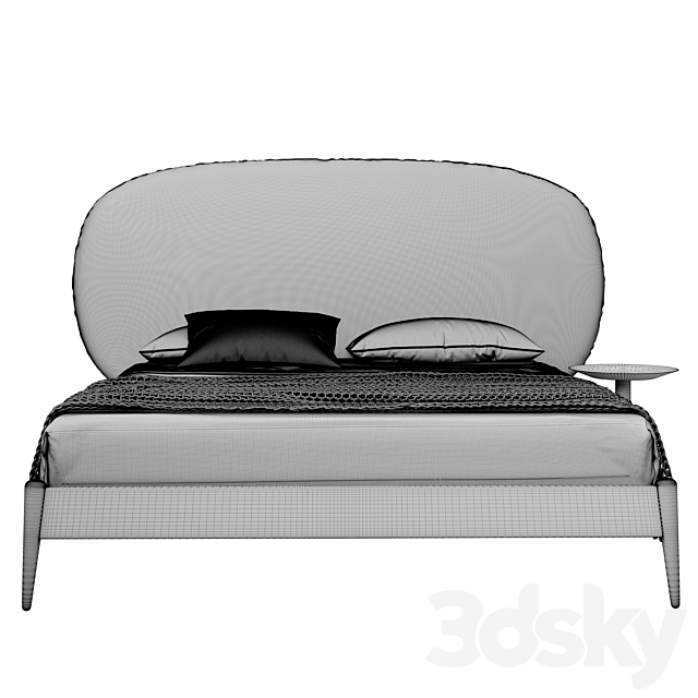 Miniforms – Shiko magnum bed 3DS Max Model - thumbnail 3