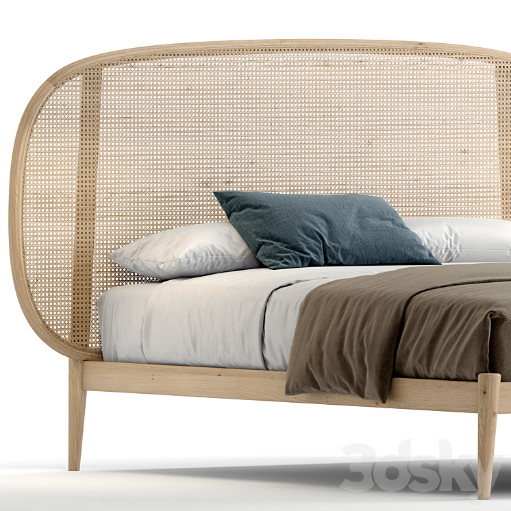 Miniforms SHIKO WIEN double bed 3DS Max Model - thumbnail 2