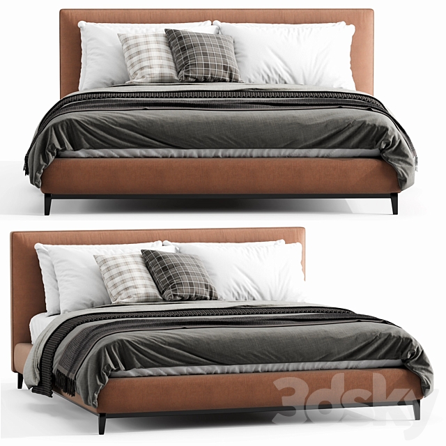 Minotti Andersen bed 3DSMax File - thumbnail 2