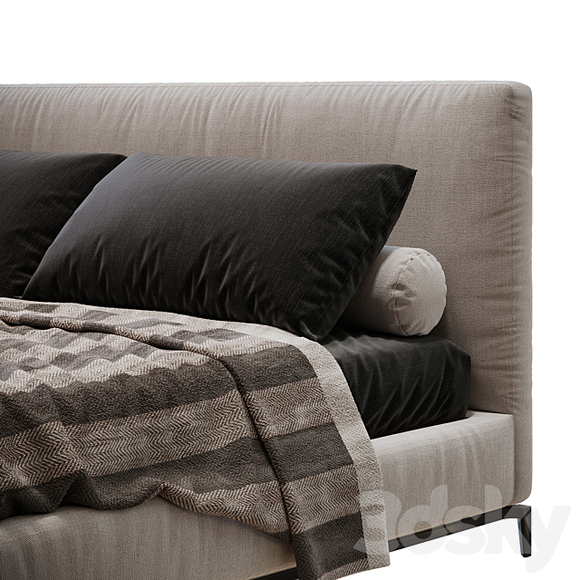 Minotti andersen bed 3DSMax File - thumbnail 3