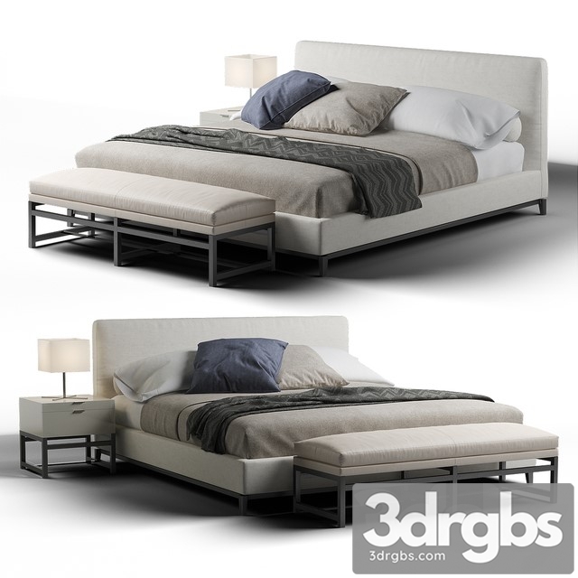 Minotti Andersen Quilt 3dsmax Download - thumbnail 1