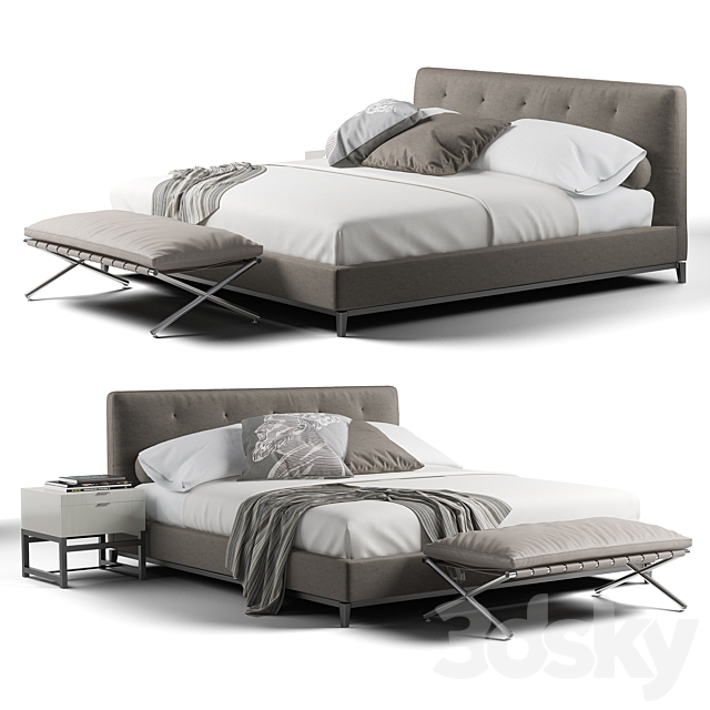 Minotti Andersen Quilt 3DSMax File - thumbnail 1