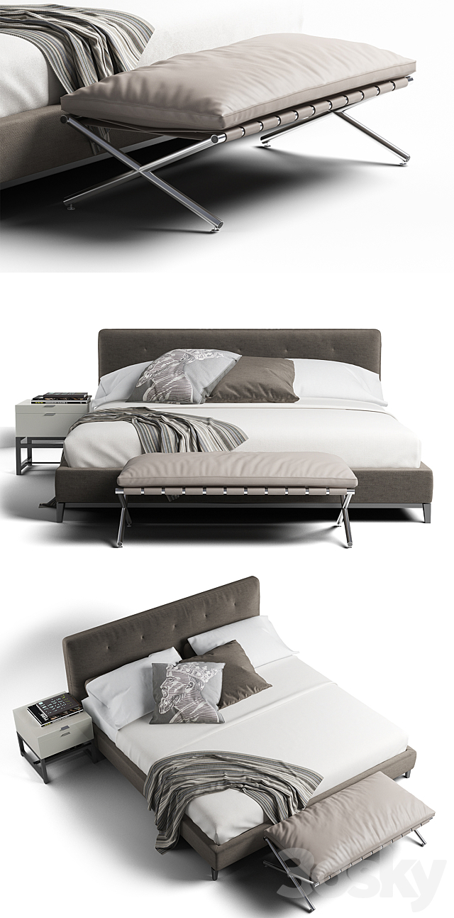 Minotti Andersen Quilt 3DSMax File - thumbnail 2