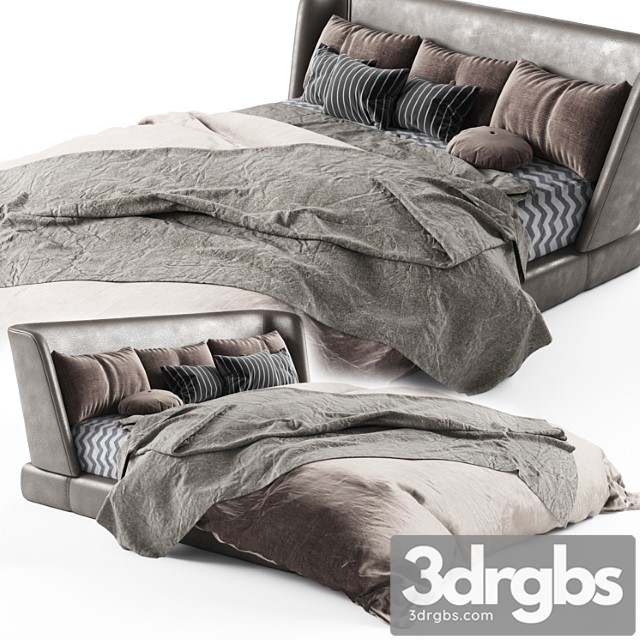 Minotti creed bed_3 2 3dsmax Download - thumbnail 1