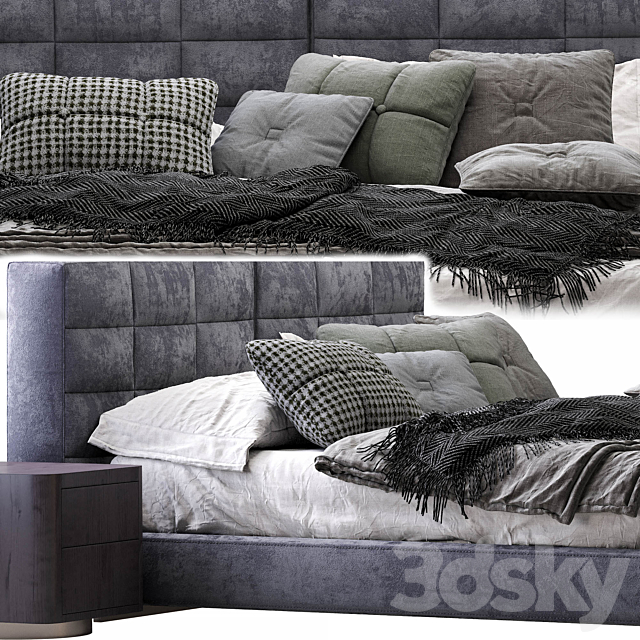 Minotti – Lawrence Bed 2 3DSMax File - thumbnail 2