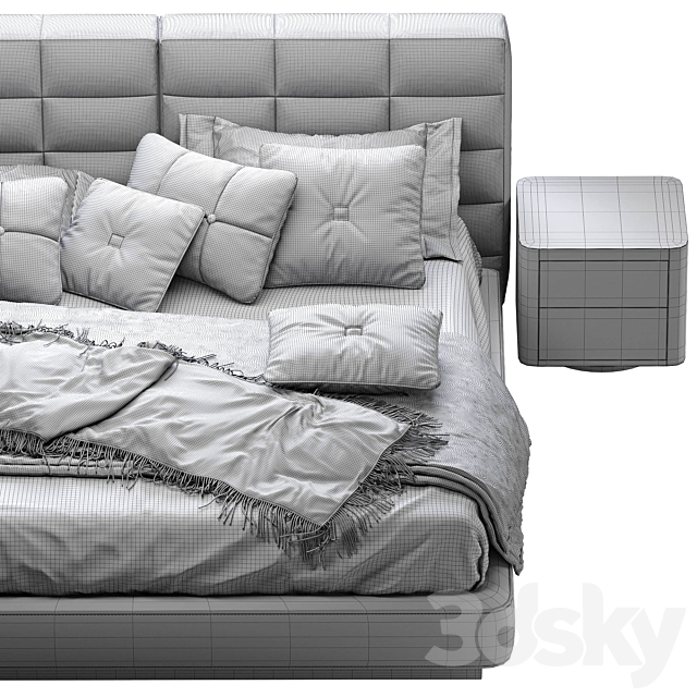 Minotti – Lawrence Bed 2 3DSMax File - thumbnail 3