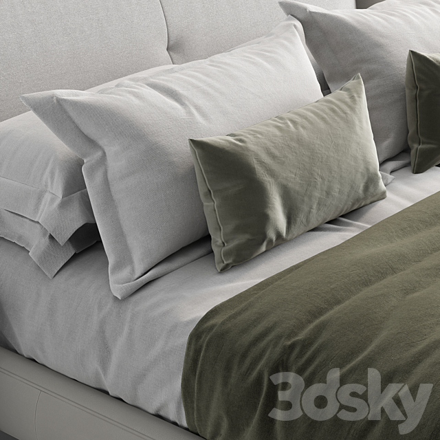 minotti spencer bed 3DSMax File - thumbnail 3