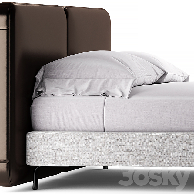 Minotti tatlin bed 3DSMax File - thumbnail 3