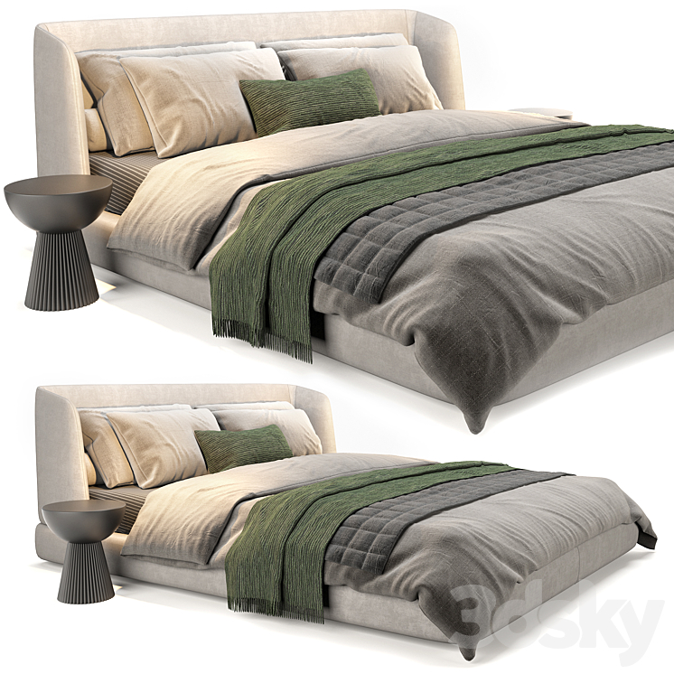 Misura Emme Virgin Bed 3DS Max Model - thumbnail 1